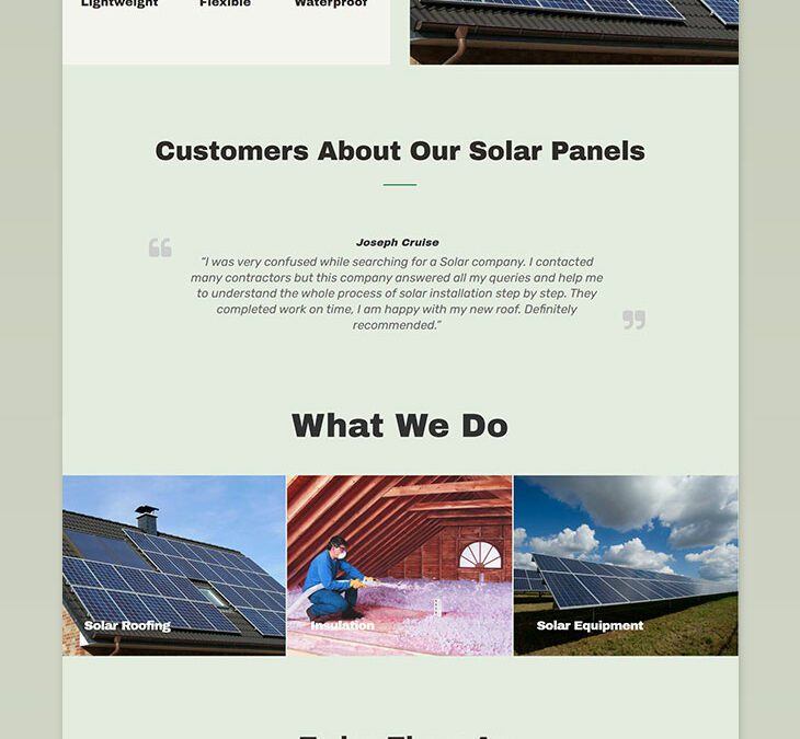 Solar Ecosystems